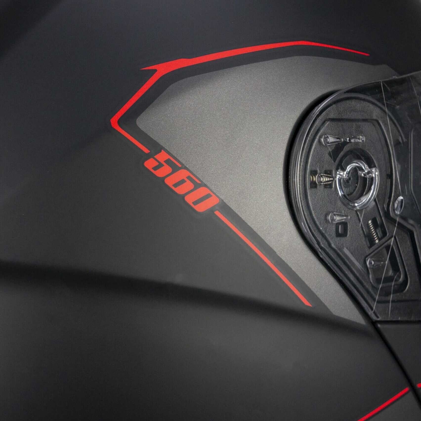 CGM - 560G MAD RIDE Nero Rosso opaco - SECURTEX MOTOR S.L (t/a MaximoMoto)