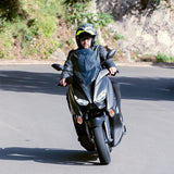 CGM 568S BER grafito Modular Casco moto touring Grafite Giallo fluo opaco