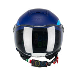 CGM 261X MINI SIGN Casco Abierto Azul Celeste Mate