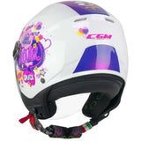 CGM 261G MINI COMICS JET CASCO Fucsia Bianco - CASCO
