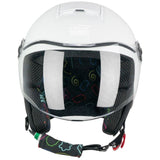 CGM 261A MINI Moto Mono Casco Abierto Blanco