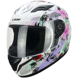 CGM 265S LUCKY MUSIC Moto Integral Casco Blanco Rosa