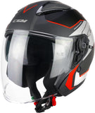 CGM - 136S DNA APACHE Nero Rosso opaque - SECURTEX MOTOR SL (t/a MaximoMoto)