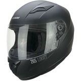 CGM 265A LUCKY MONO Moto Integral Casco Negro Mate