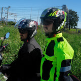 CGM 127X DEEP FREAKER ABATIBLES CASCO JET NERO GIALLO FLUO