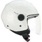 CGM 167A FLO MONO Abierto Jet Casco Bianco Largo