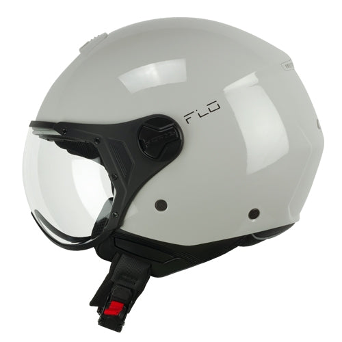 CGM 167A FLO MONO Scooter Cara Abierta Jet Casco Gris Forma