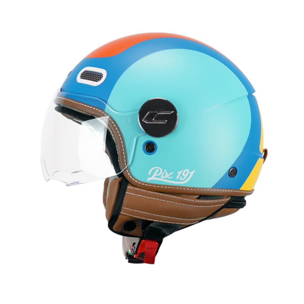 CGM 191G PIX SPRINT ABIERTO CASCO Naranja mate azul cielo