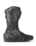 SHUA - Super Tech Black Leather Boots - SECURTEX MOTOR SL (t/a MaximoMoto)