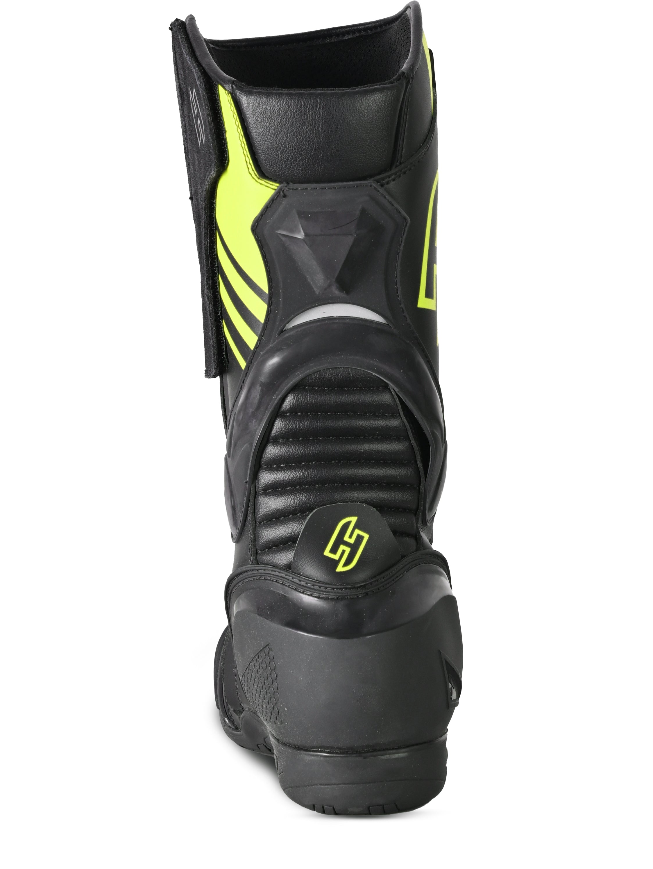 SHUA - Super Tech Leather Boots Black/Fluor Yellow - SECURTEX MOTOR SL (t/a MaximoMoto)