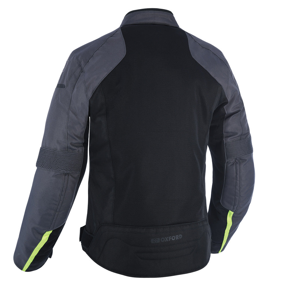 Oxford Delta 1.0 Air Men Jacket Black Grey Fluo Futuristic Streetwear