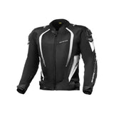 SHIMA MESH PRO JACKET BLACK/WHITE - SECURTEX MOTOR S.L (t/a MaximoMoto)