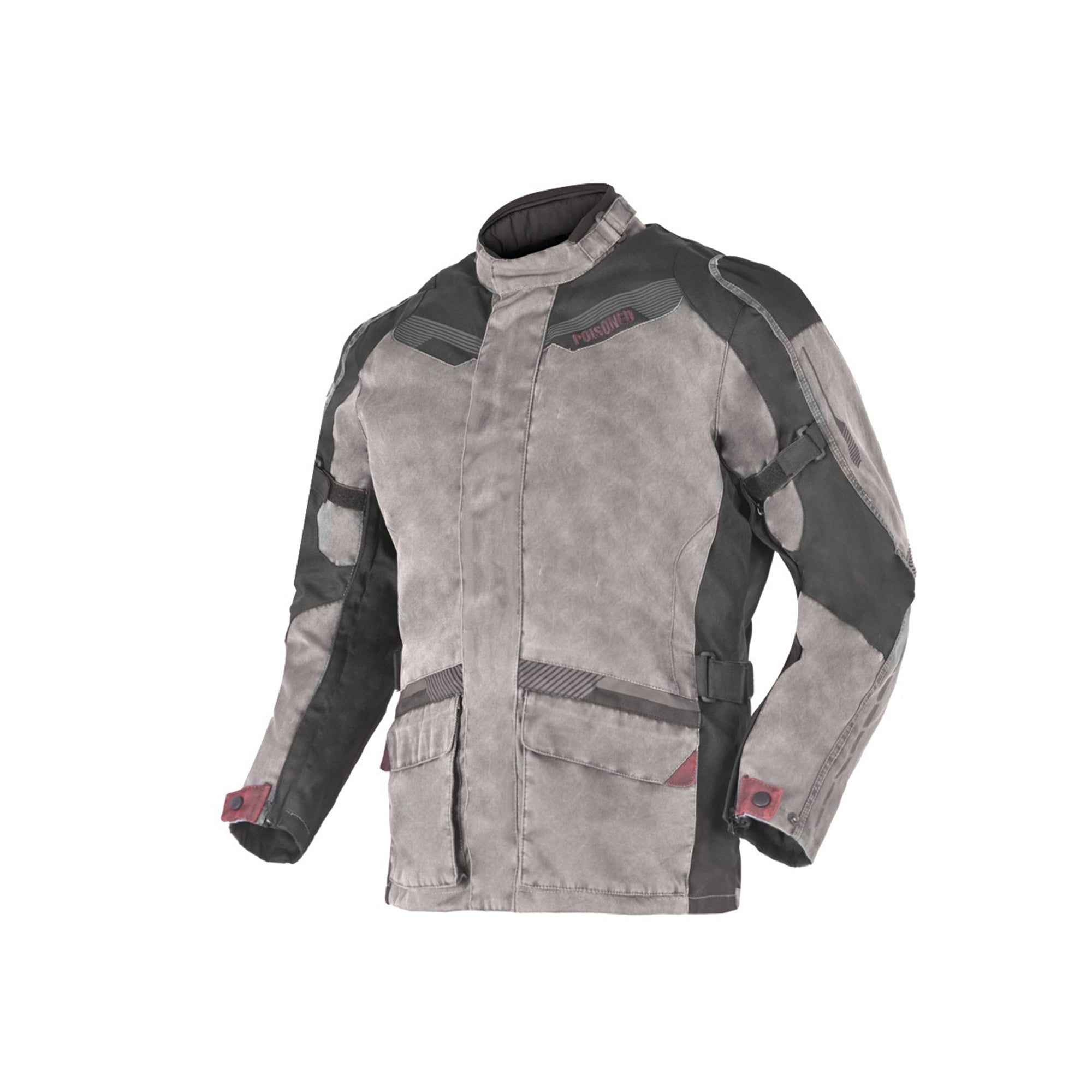 Poisoned - Vintage Gray Scout Textile JACKET - SECURTEX MOTOR SL (t/a MaximoMoto)