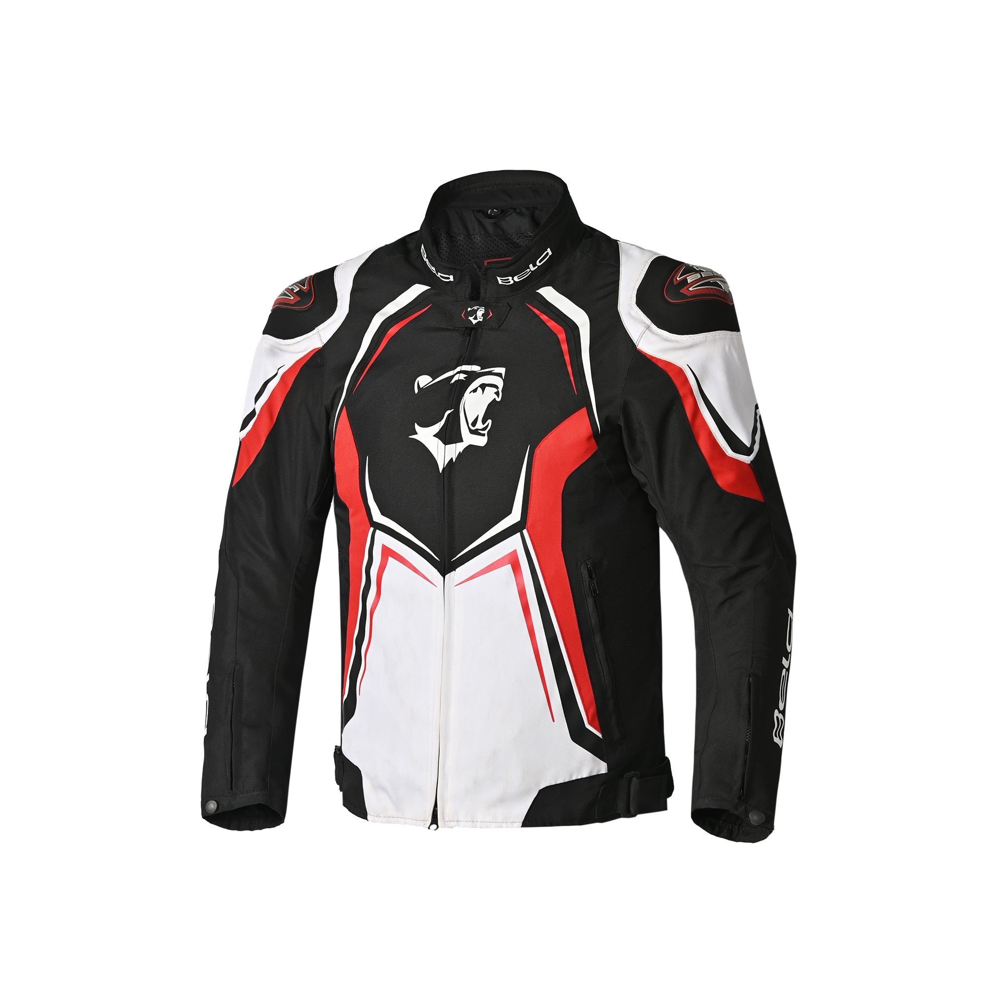 BELA - Chaser Textile Jacket Black/White/Red - SECURTEX MOTOR SL (t/a MaximoMoto)