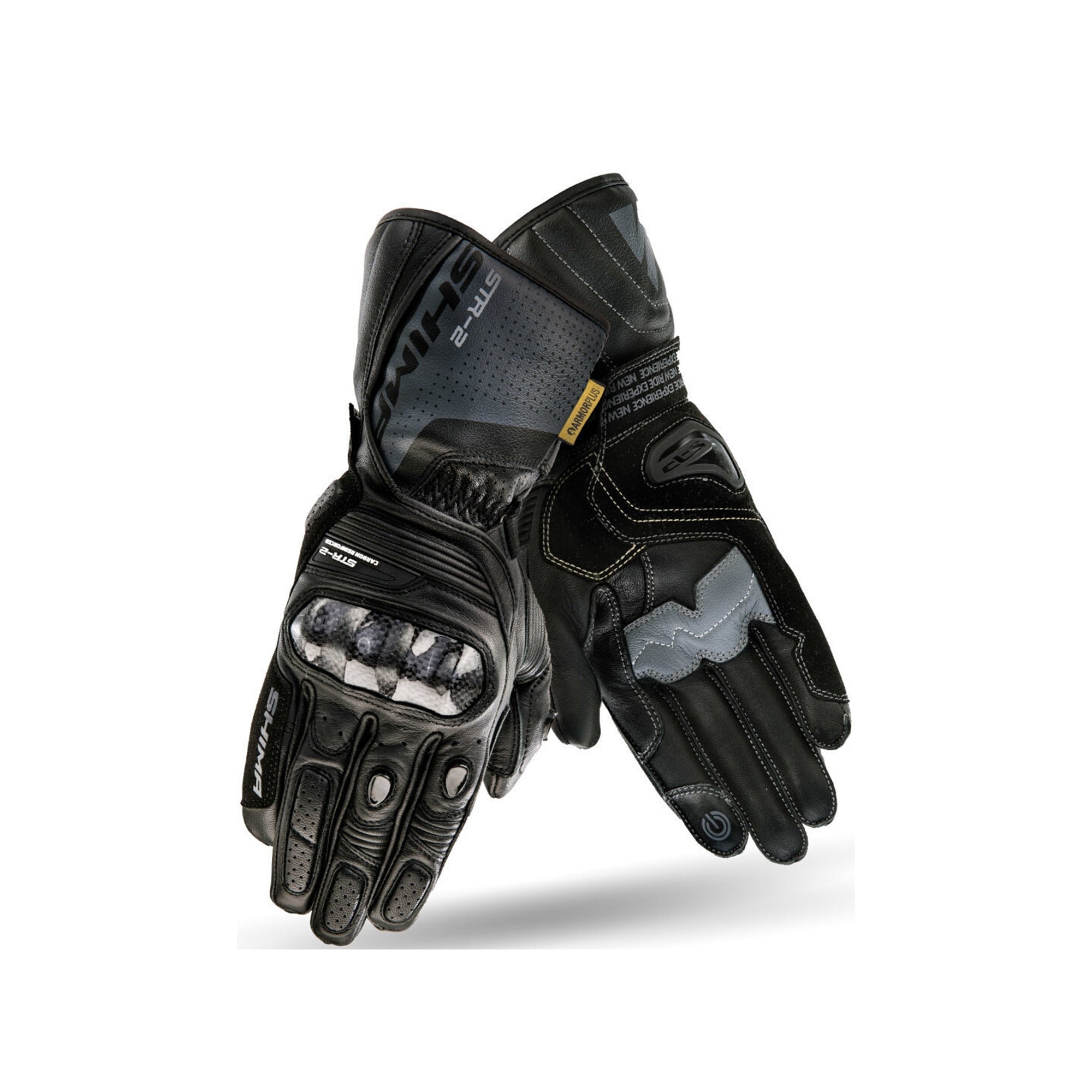 SHIMA STR-2 GUANTES BLACK - SECURTEX MOTOR S.L (t/a MaximoMoto)