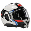 LS2 FF910 ADVANT II MOTORCYCLE FLIP FRONT HELMET WHITE BLUE RED