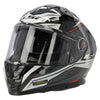 LS2 FF811 Vector II Full Face Motorcycle Helmet Savage White Red Grey