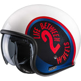 HJC V30 Harvey MC21 Retro Style Open Face Motorcycle Helmet