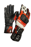 MugenRace G-MNR 2480 COWY Sport Moto Guantes Negro Blanco Rojo
