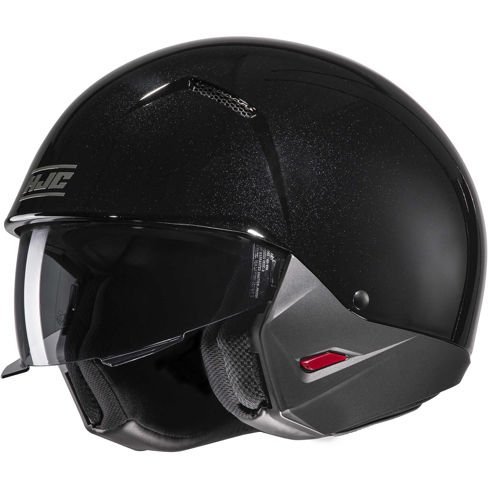 HJC I20 United Open Face Motorcycle Helmet Metallic Black - SECURTEX MOTOR SL (t/a MaximoMoto)