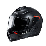 HJC C80 Bult MC21SF Dual Sport Motorbike Adventure Helmet Orange Black