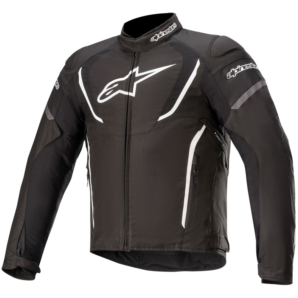 Alpinestars T-Jaws v3 Waterproof Jacket Black & White - front pic