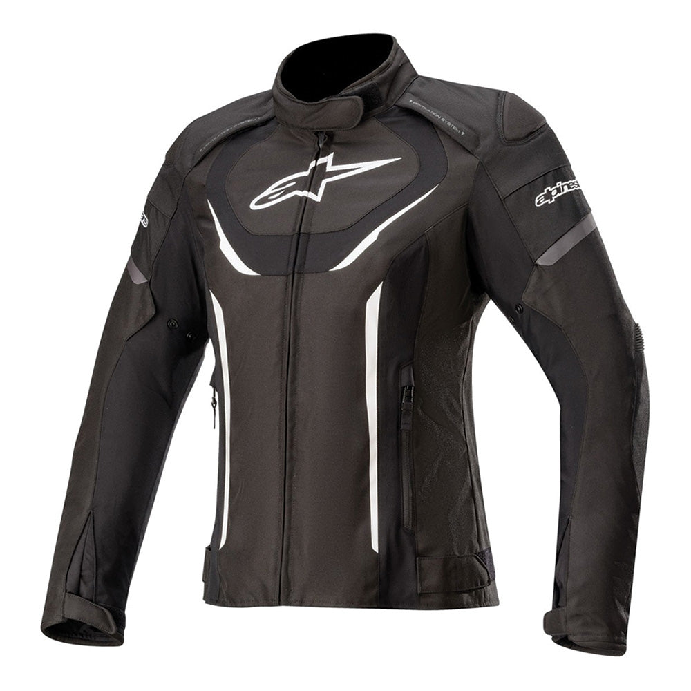 Alpinestars Stella T-Jaws v3 Waterproof Jacket Black & White - front pic