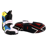 BELA - Faster Leather Boots White/Blue/Yellow - SECURTEX MOTOR SL (t/a MaximoMoto)