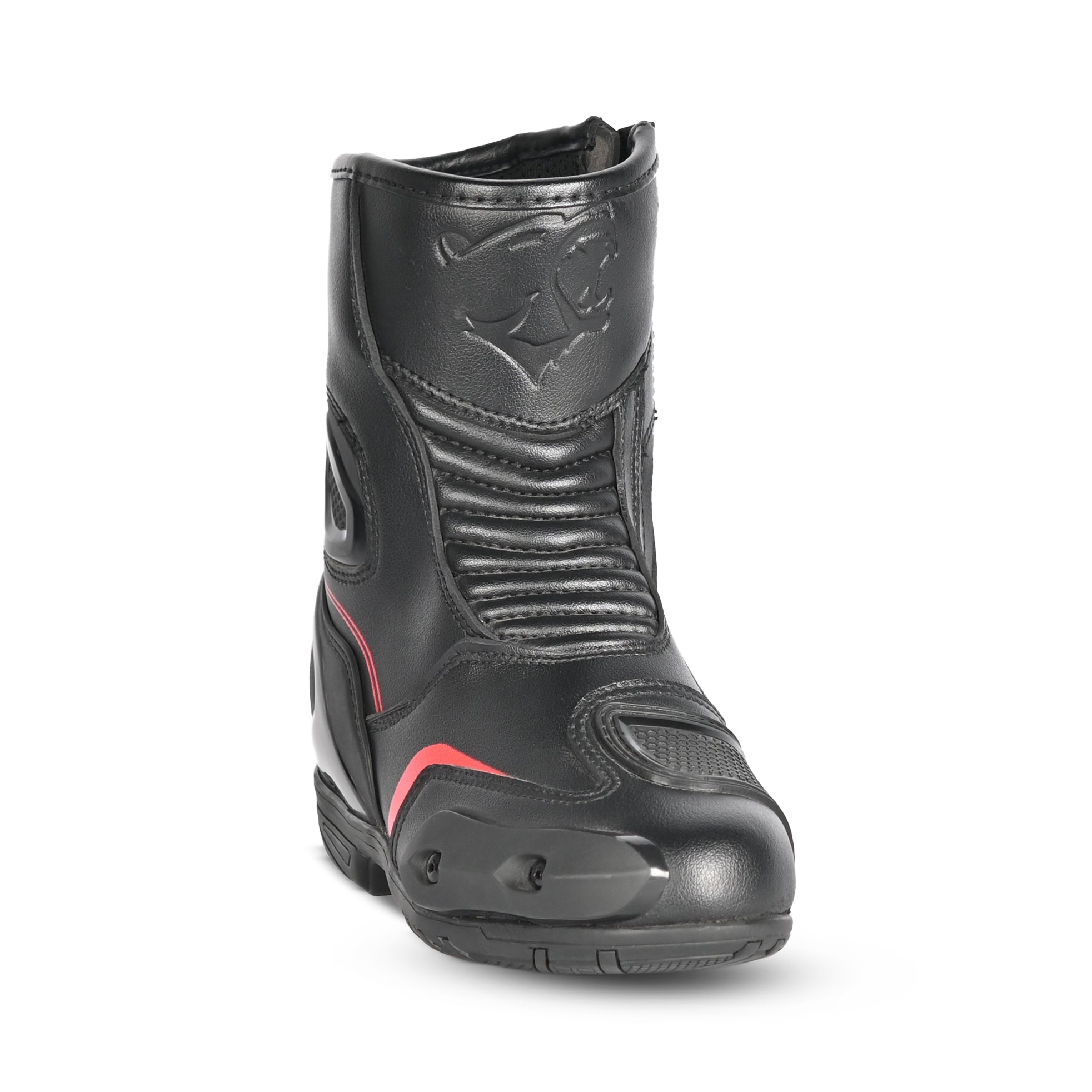 BELA - Faster 2.0 Leather Boots Black/Red - SECURTEX MOTOR SL (t/a MaximoMoto)