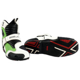 BELA - Faster Leather Boots White/Green - SECURTEX MOTOR SL (t/a MaximoMoto)