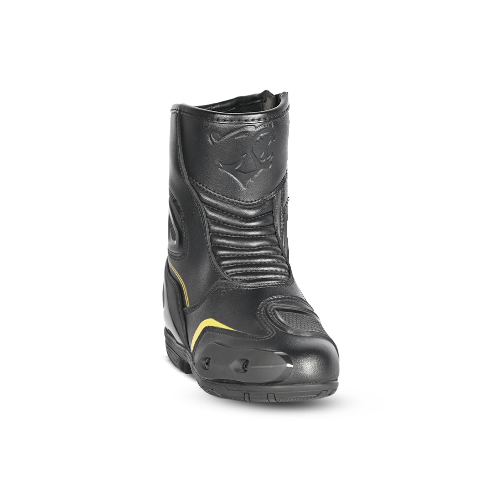 BELA - Faster 2.0 Leather Boots Black/Fluor Yellow - SECURTEX MOTOR SL (t/a MaximoMoto)