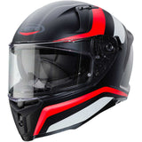 CABERG-HELMET AVALON BLAST MATT BLACK/WHITE/RED FLUO - SECURTEX MOTOR SL (t/a MaximoMoto)
