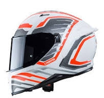 CABERG-HELMET AVALON FORGE MATT WHITE/ORANGE FLUO/ANTHRACITE - SECURTEX MOTOR SL (t/a MaximoMoto)