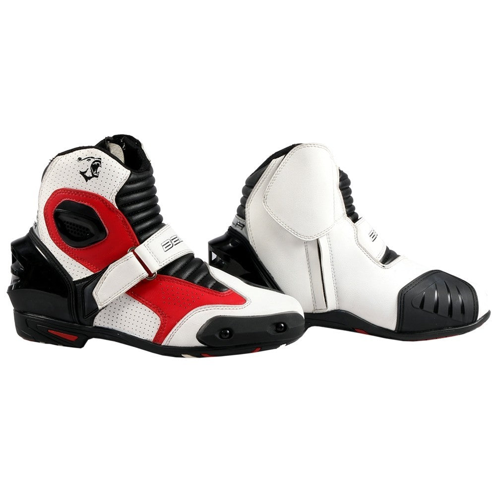 BELA - Faster Leather Boots White/Red - SECURTEX MOTOR SL (t/a MaximoMoto)