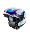 CABERG-HELMET LEVO SONAR WHITE/BLUE/LIGHT BLUE/RED - SECURTEX MOTOR SL (t/a MaximoMoto)