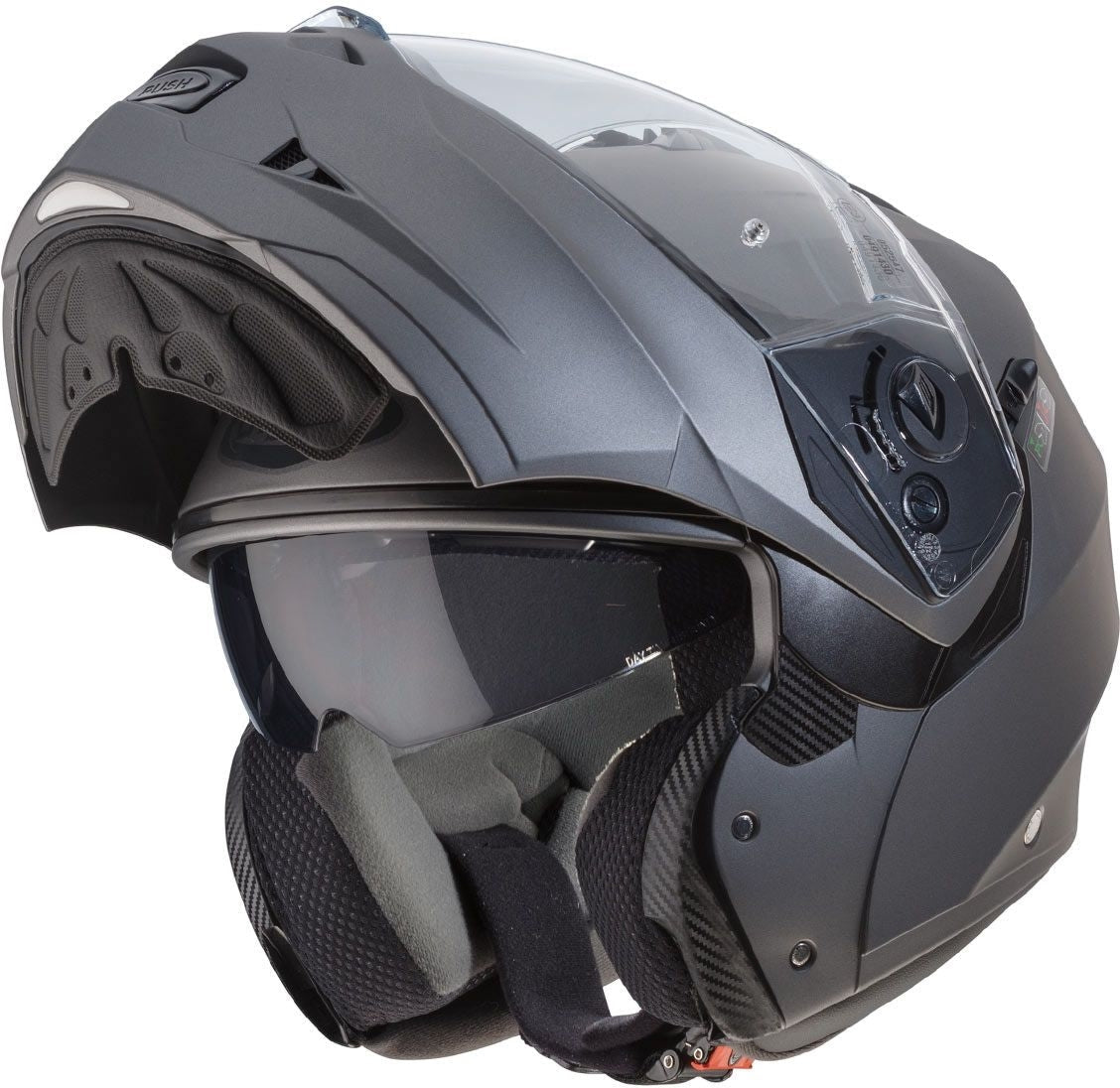 CABERG-HELMET DUKE 2 MATT/GUN/METAL - SECURTEX MOTOR SL (t/a MaximoMoto)
