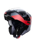 CABERG-HELMET HORUS SCOUT MATT BLAC/RED FL/ANTHRASIL - SECURTEX MOTOR SL (t/a MaximoMoto)