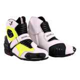 BELA - Faster Leather Boots White/Fluor Yellow - SECURTEX MOTOR SL (t/a MaximoMoto)
