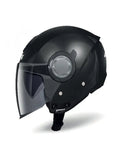 GIVI HELMET JET 124/FUTURE.D/STRIPES TITANIUM-MT/BLACK - SECURTEX MOTOR SL (t/a MaximoMoto)