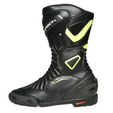 R-TECH - PILOT LADY LEATHER BOOTS BLACK/FLUORESCENT YELLOW - SECURTEX MOTOR SL (t/a MaximoMoto)