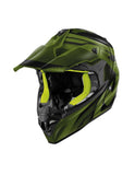 GIVI FULL HELMET 60.1/FRESHD/FRECH Black Military Green - SECURTEX MOTOR SL (t/a MaximoMoto)