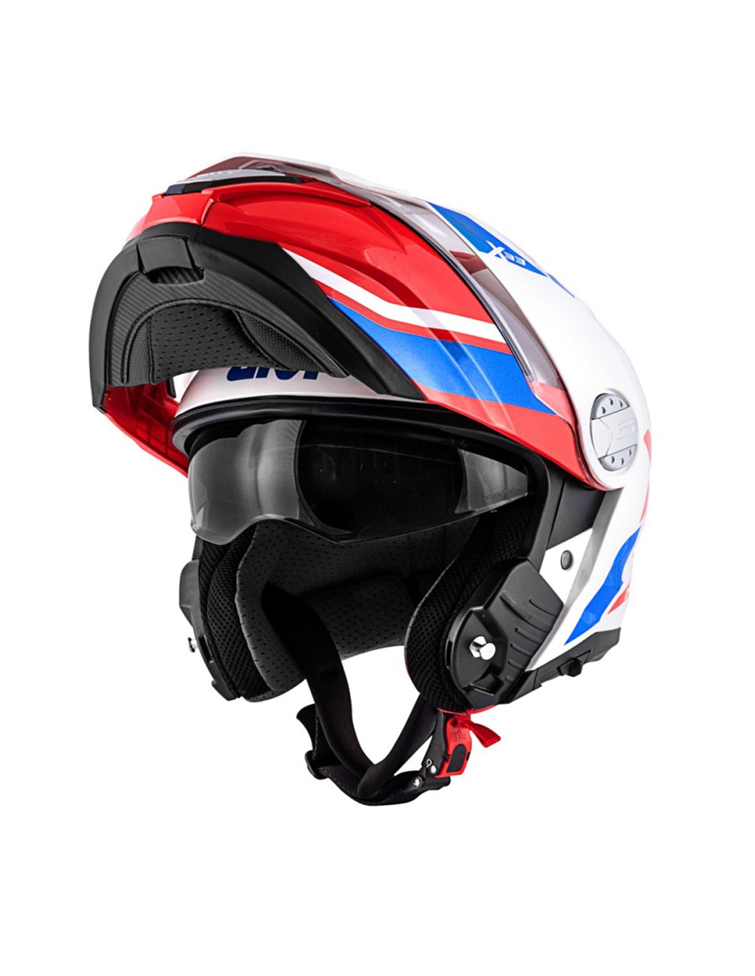 GIVI HELMET MOD X33/CANYON C/PL.D/DIVISION WHITE/RED - SECURTEX MOTOR SL (t/a MaximoMoto)