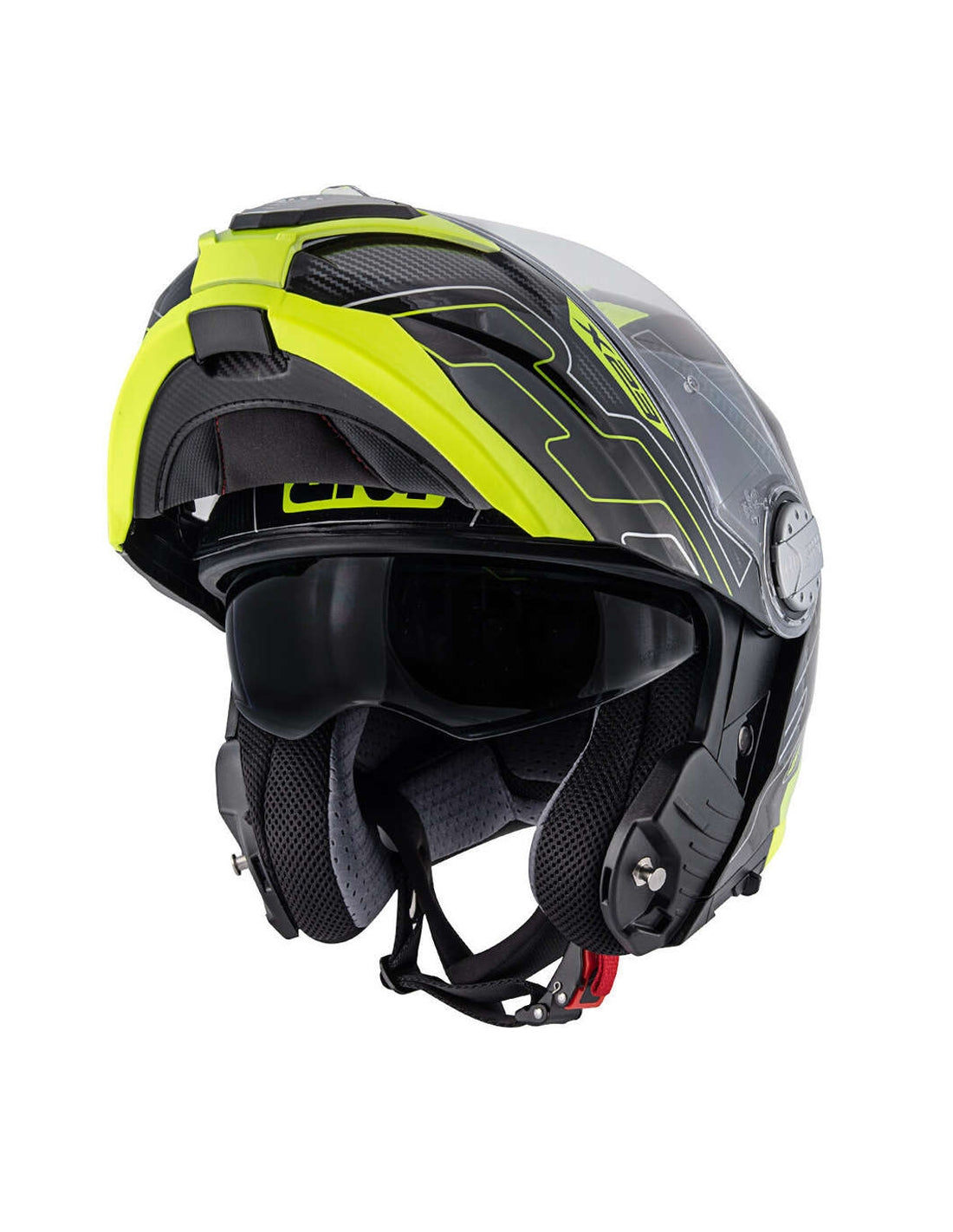 GIVI HELMET MOD X23/SYDNEY C/PL.D/PROTECT BLACK/TITANI/YEL - SECURTEX MOTOR SL (t/a MaximoMoto)