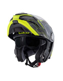 GIVI HELMET MOD X23/SYDNEY C/PL.D/PROTECT BLACK/TITANI/YEL - SECURTEX MOTOR SL (t/a MaximoMoto)