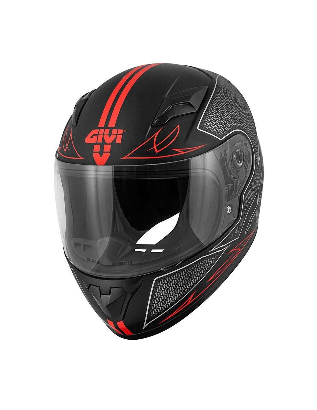 GIVI JUNIOR HELMET J04/POOFD/FLY BLACK-MT/RED - SECURTEX MOTOR SL (t/a MaximoMoto)