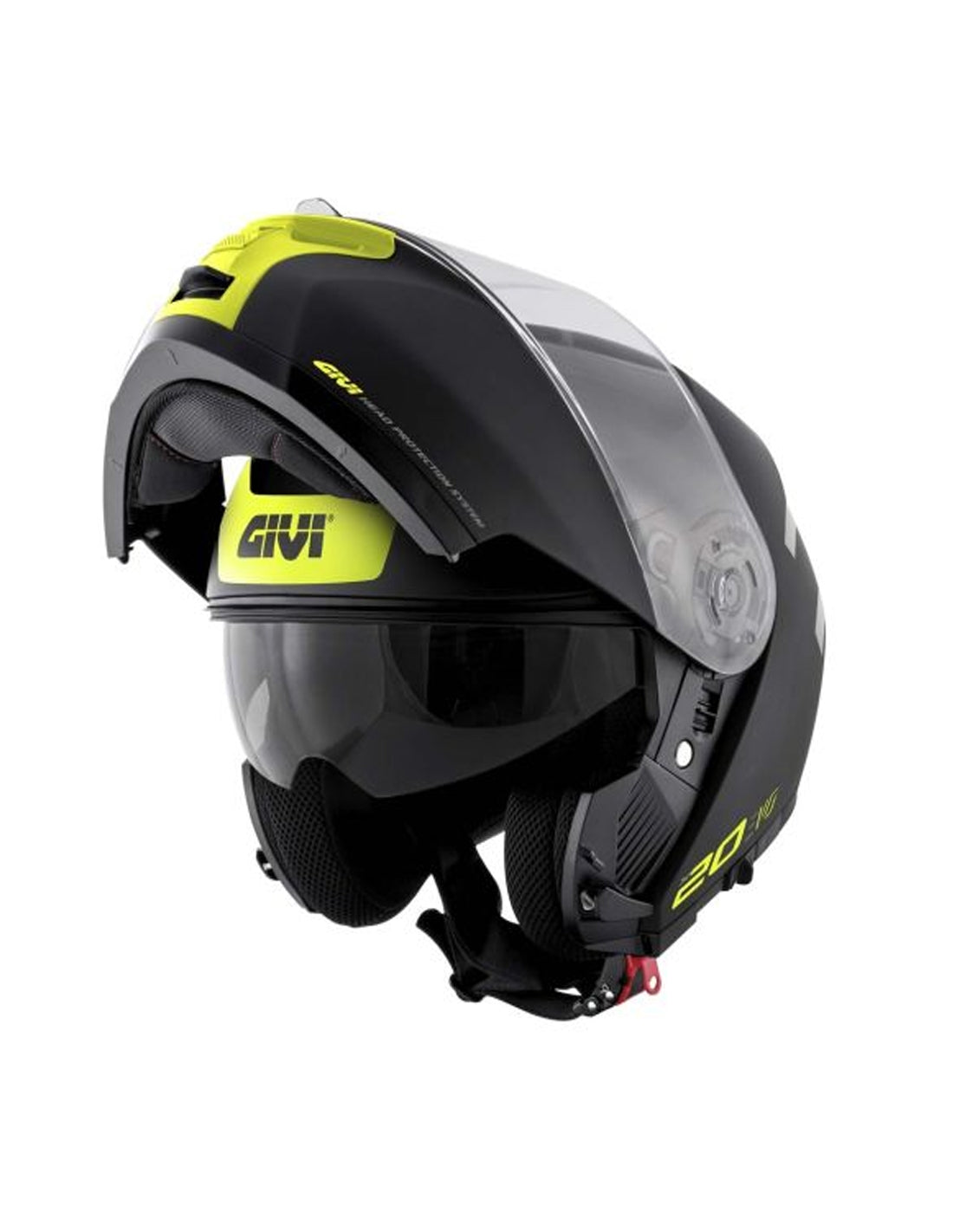 GIVI - X20 EXPEDITION EVO HELMET BLACK YELLOW - SECURTEX MOTOR SL (t/a MaximoMoto)