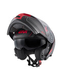 GIVI HELMET MOD X21/CHALLENGER C/PL.D/SHIVER BLACK-MT/RED - SECURTEX MOTOR SL (t/a MaximoMoto)