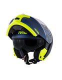 GIVI - X21 CHALLENGER SPIRIT HELMET BLUE YELLOW - SECURTEX MOTOR SL (t/a MaximoMoto)