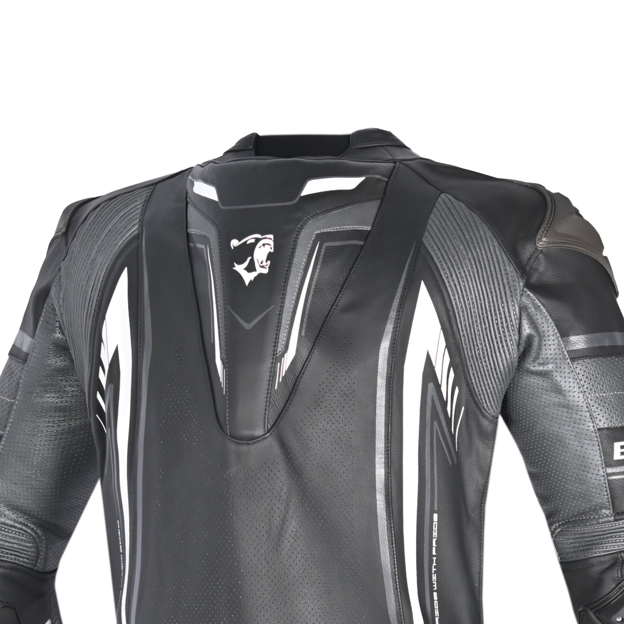 BELA-1 PC Beast Suit Black/Dark Grey/White - SECURTEX MOTOR SL (t/a MaximoMoto)
