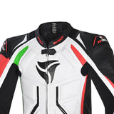 R-TECH - Defender GP 1 PC Suit White/Black/Red/Green - SECURTEX MOTOR SL (t/a MaximoMoto)